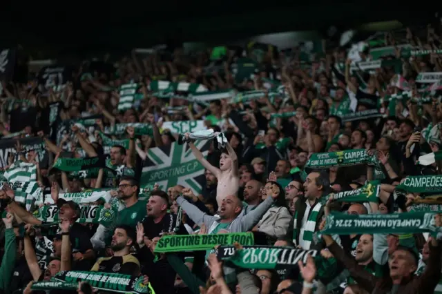 Sporting fans celebrate