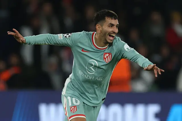 Angel Correa celebrates