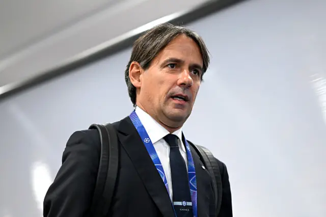 Simone Inzaghi  arrives