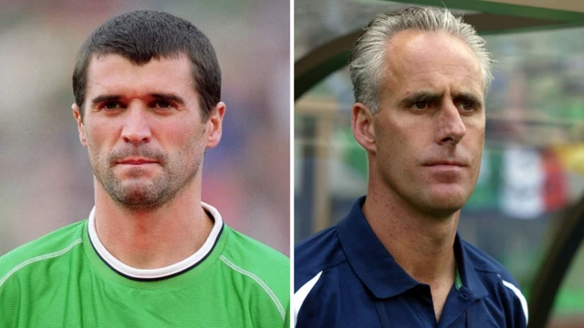 Roy Keane and Mick McCarthy