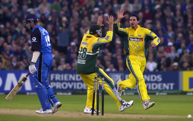 England v Australia ODI at Old Trafford, June 2001