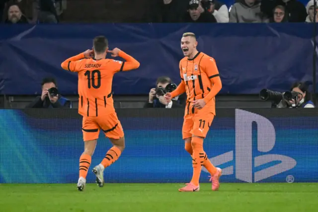 Shakhtar celebrate