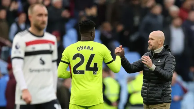 Andre Onana and Erik ten Hag