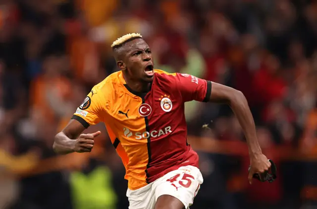 Victor Osimhen of Galatasaray celebrates