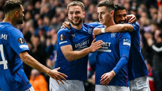 Rangers celebrate