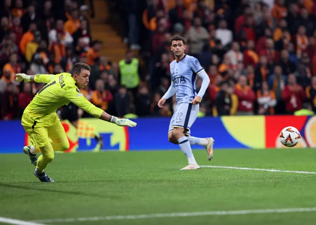 Goalkeeper Fernando Muslera (1) of Galatasaray in action