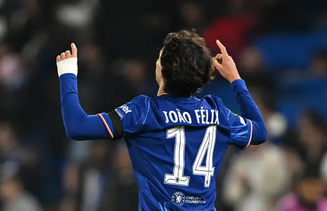 Joao Felix of Chelsea celebrates