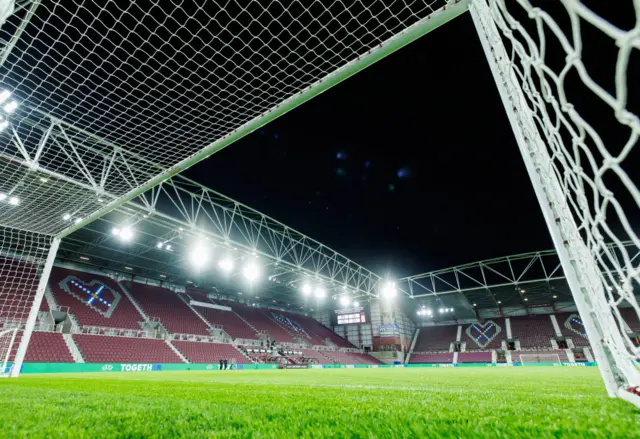 Calm before the storm at Tynecastle Park