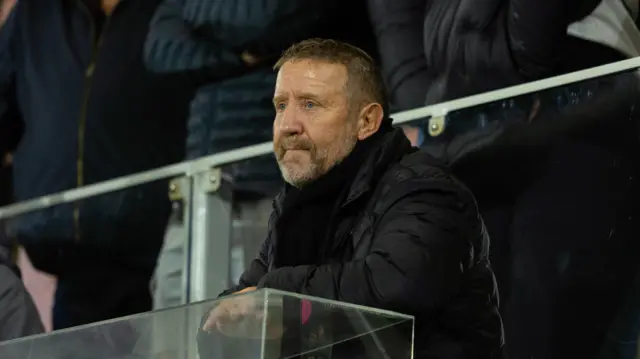 Hearts legend John Robertson at Tynecastle