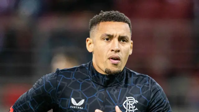 ATHENS, GREECE - NOVEMBER 07: Rangers' James Tavernier during a UEFA Europa League 2024/25 League Phase MD4 match between Olympiacos and Rangers at The Georgios Karaiskakis Stadium, on November 07, 2024, in Athens, Greece. (Photo by Alan Harvey / SNS Group)