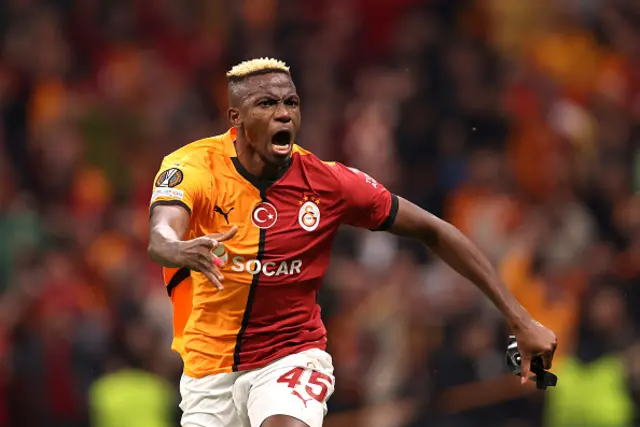 Victor Osimhen of Galatasaray celebrates