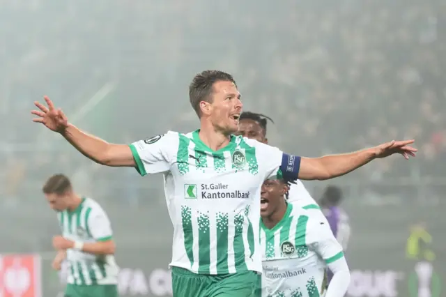 St Gallen captain Lukas Goertler