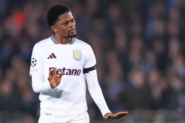 Aston Villa's Leon Bailey