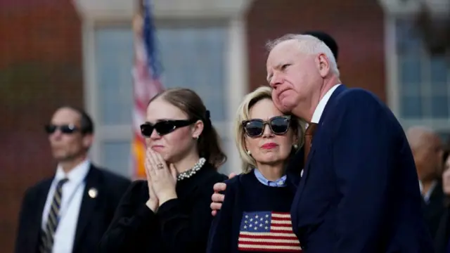 Tim Walz and his wife, Gwen  Walz