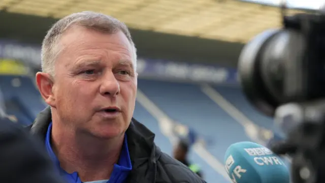 Former Coventry City boss Mark Robins in one of his final interviews as Sky Blues manager