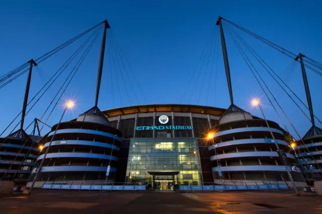 Etihad Stadium general view outside