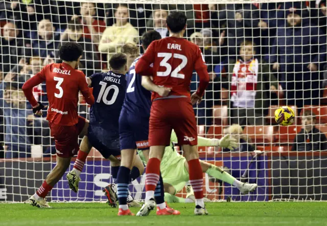 John Russell scores for Barnsley