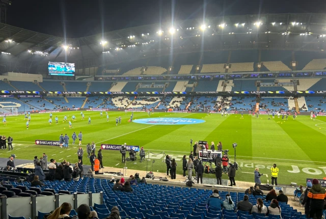 Etihad Stadium before kick-off