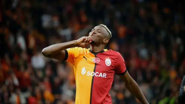 Victor Osimhen of Galatasaray celebrates