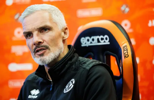 Dundee United manager Jim Goodwin