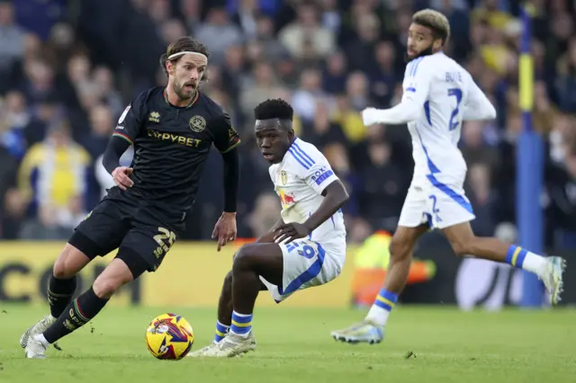 Lucas Andersen on the ball