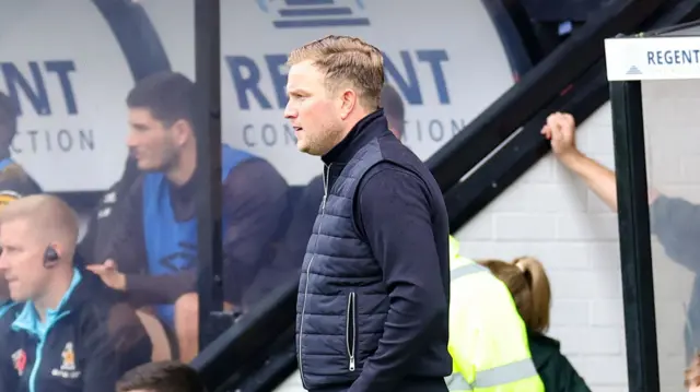 Tom Hounsell watching Burton Albion