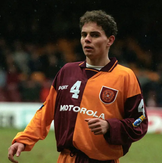 Simo Valakari in action for Motherwell in 1997