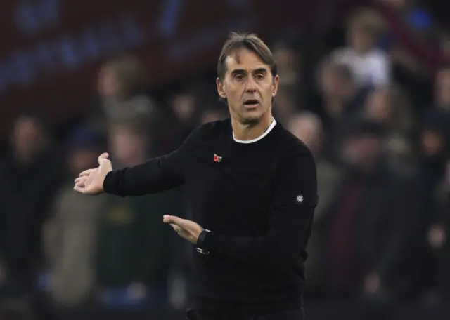 West Ham manager Julien Lopetegui