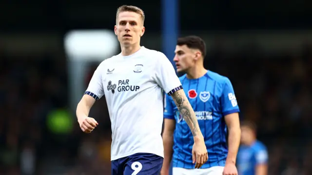 Portsmouth v Preston match action