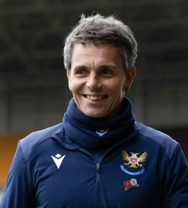 St Johnstone head coach Simo Valakari