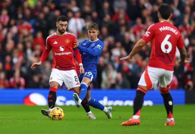 Bruno Fernandes v Everton