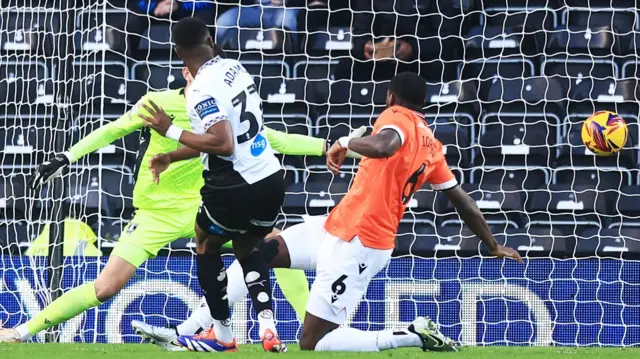 Ebou Adams scores for Derby County