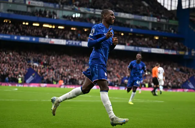 Nicolas Jackson of Chelsea celebrates