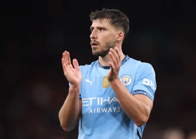 Manchester City defender Ruben Dias