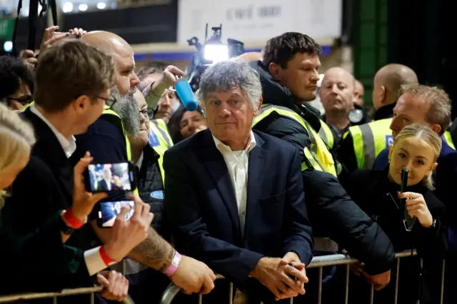 Gerry Hutch at the count centre in Dublin