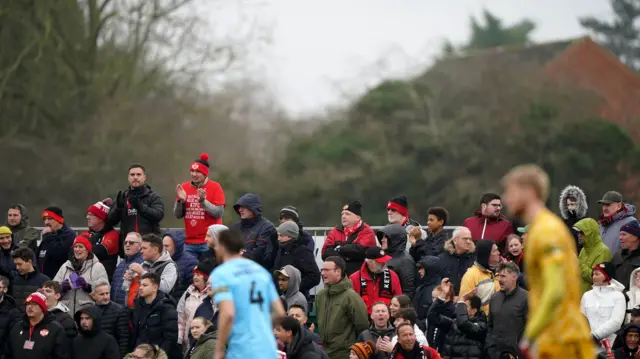 Fans at Latimer Park