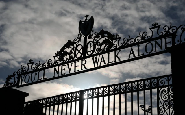 'You'll Never Walk Alone' gates at Anfield