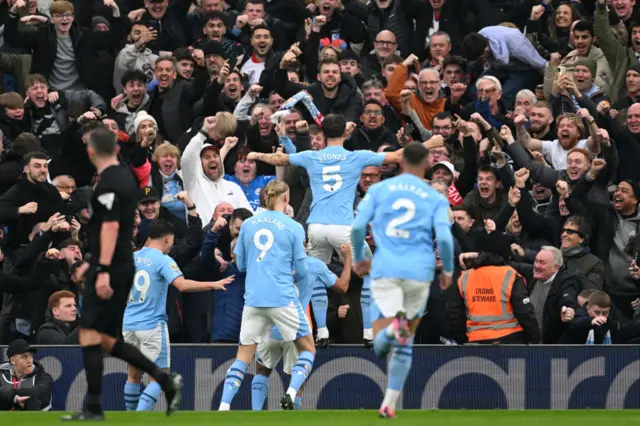 John Stones celebration