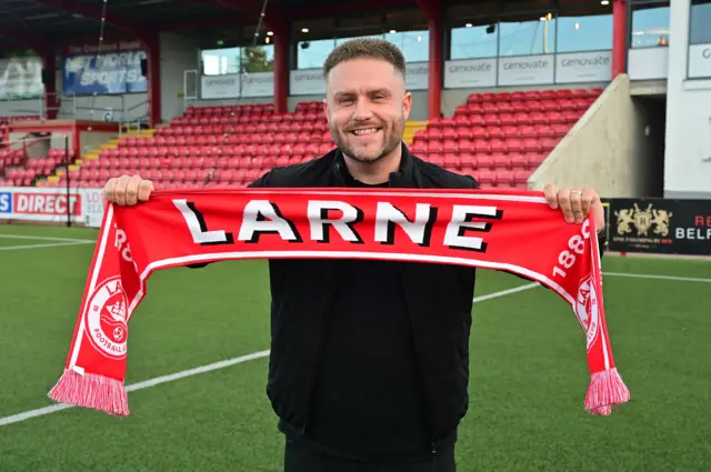 Nathan Rooney was unveiled as Larne's new manager earlier this week