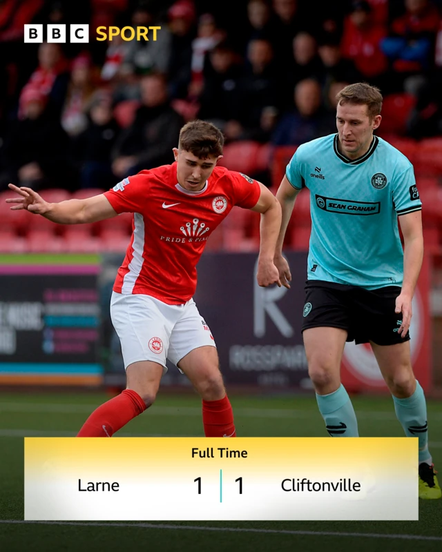 Larne 1-1 Cliftonville