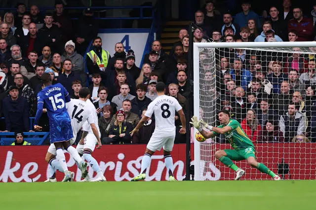 Nicolas Jackson of Chelsea scores