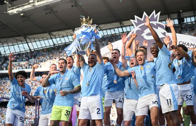 Manchester City Premier League title win