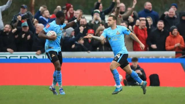 Billy Sharp of Doncaster Rovers celebrates