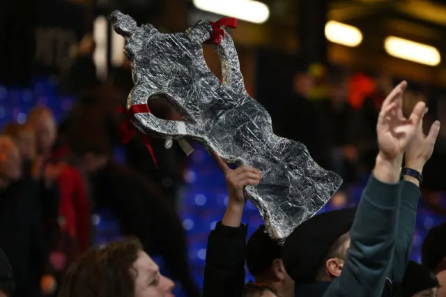 FA Cup tin foil trophy