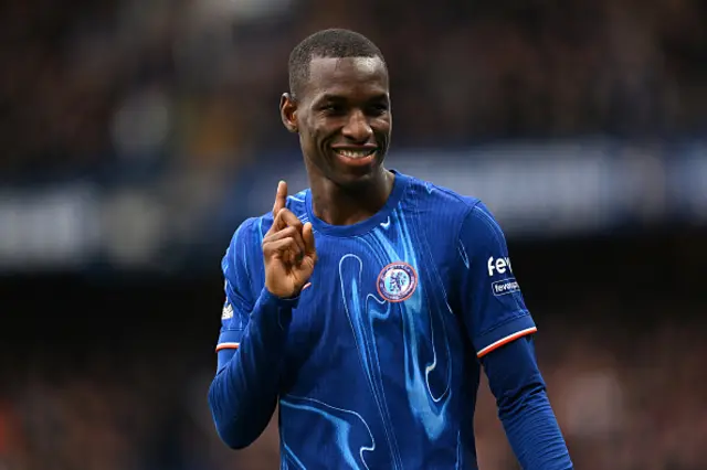 Nicolas Jackson of Chelsea celebrates