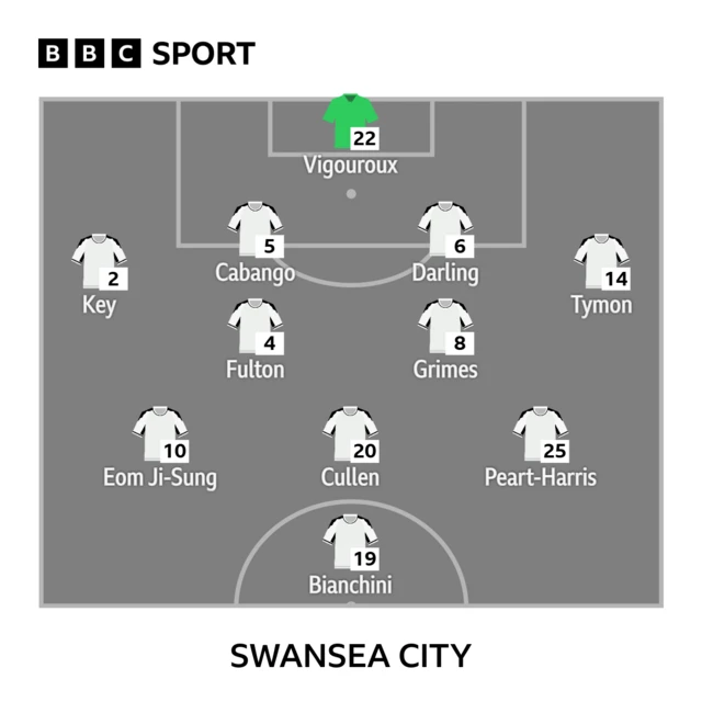 Swansea line-up