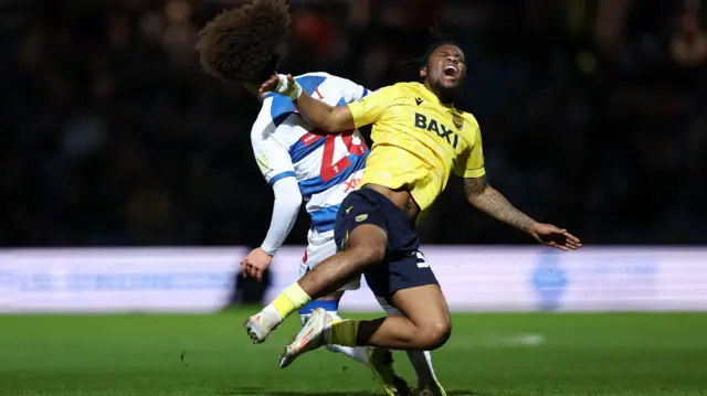 QPR v Oxford match action