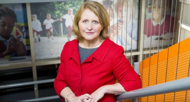 Anne Longfield poses for a photo while she was the children's commissioner for England