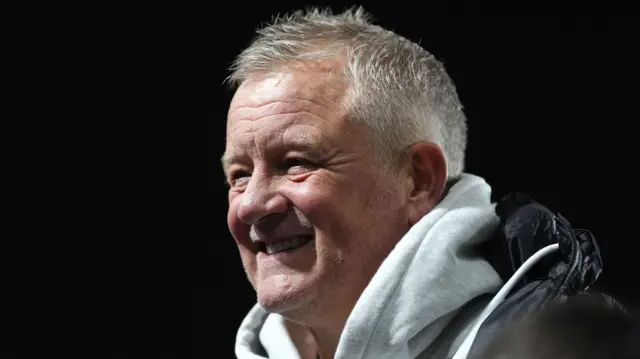 Chris Wilder smiling