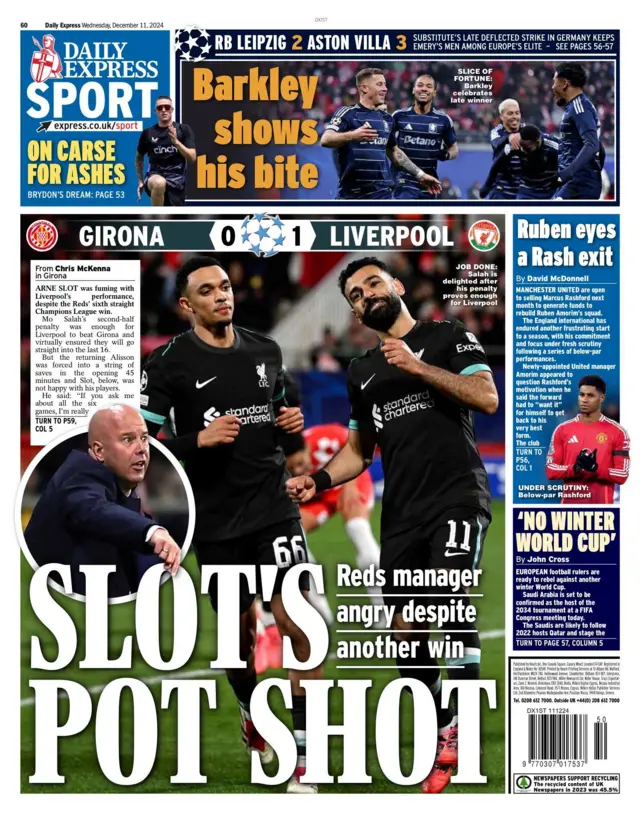 Express back page